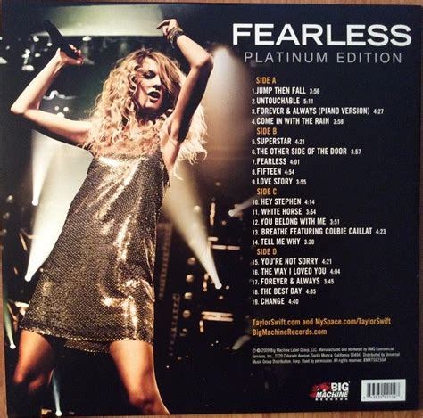 Taylor Swift - Fearless (Platinum Edition) - New Vinyl - High-Fidelity Vinyl Records and Hi-Fi ...