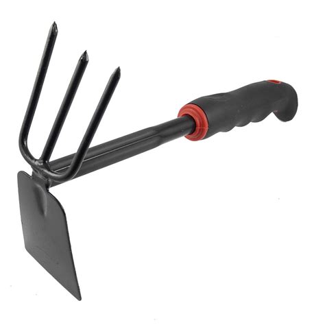 Black Rubber Handle Rake Hoe Garden Yard Hand Tool | Walmart Canada