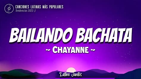 Chayanne - Bailando Bachata (Letra\Lyrics) - YouTube