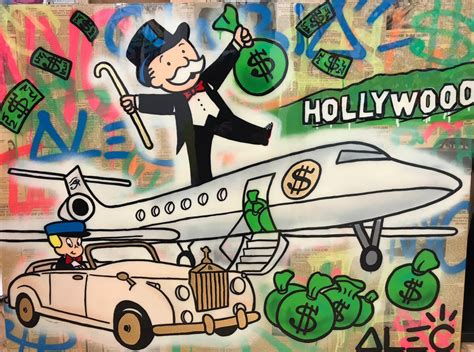 Monopoly with Rolls Royce and private jet by Alec Monopoly, 2017 ...