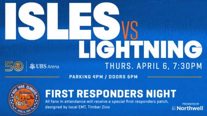 Islanders Host First Responders Night | New York Islanders