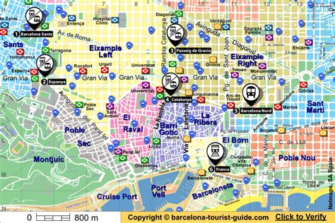 Barcelona Railway Map