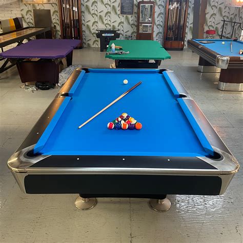 Proline 8ft American Pool Table Black Deluxe | The Games Room Company