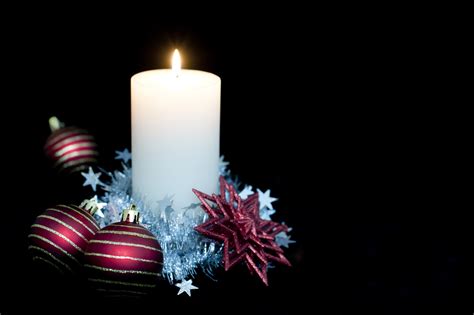 Photo of christmas candle backdrop | Free christmas images