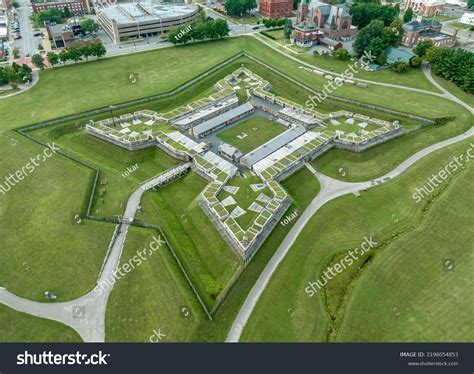 Aerial View Star Shaped Reconstructed Fort Stock Photo 2196054853 | Shutterstock