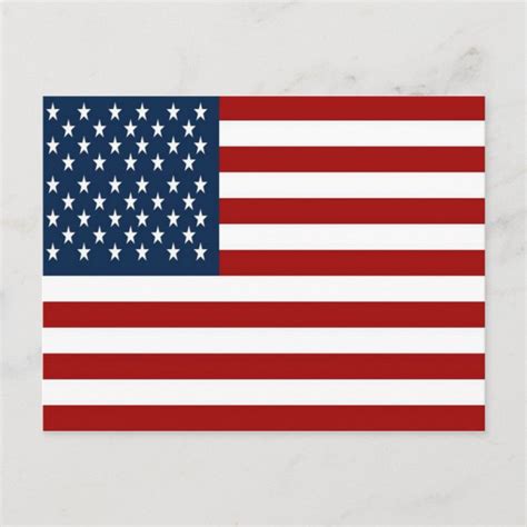 American Flag (50 Stars) Postcard | Zazzle.com