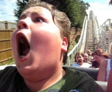 The face of fear: The roller coaster faces that these thrill seekers ...