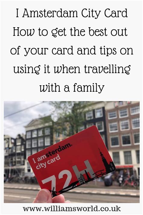 I Amsterdam Card and how to use it as a family - The Williams World