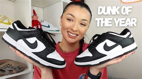 NIKE DUNK LOW PANDA, REVIEW, STYLING IDEAS & SIZING/ RE-SELL - YouTube