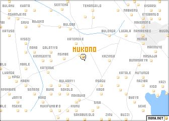 Mukono (Uganda) map - nona.net