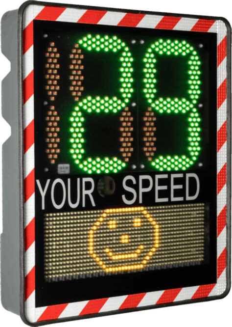 Radar speed sign: manage road traffic with the I-SAFE