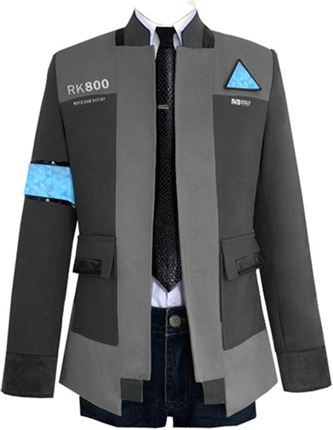 Detroit: Become Human Connor RK800 Cosplay Costume Suit Outfit Mens ...