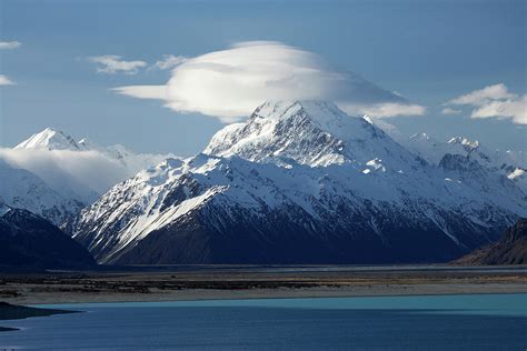 Aoraki Mount Cook And Lake Pukaki Photograph by David Wall - Pixels