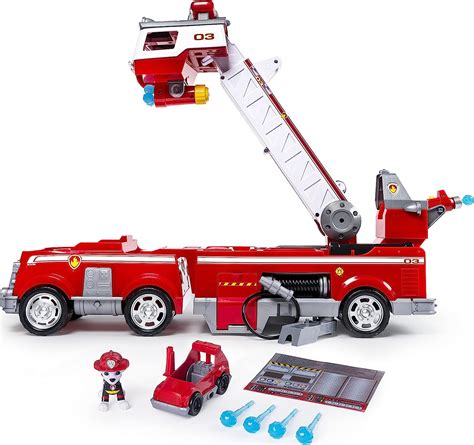 PAW Patrol Ultimate Rescue Fire Truck with Extendable 2 ft. Tall Ladder, for Ages 3 and Up ...