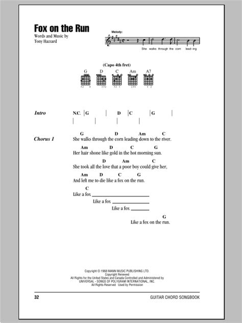 Fox On The Run | Sheet Music Direct