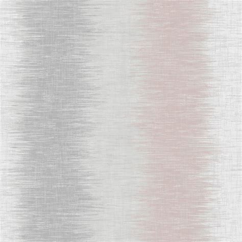 Fine décor Aukland Pink & Grey Striped Wallpaper | Departments | DIY at B&Q