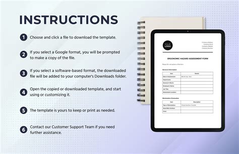 Ergonomic Hazard Assessment Form Template in Word, PDF, Google Docs - Download | Template.net