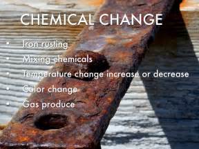 Physical Vs Chemical Change by Matt Herberg