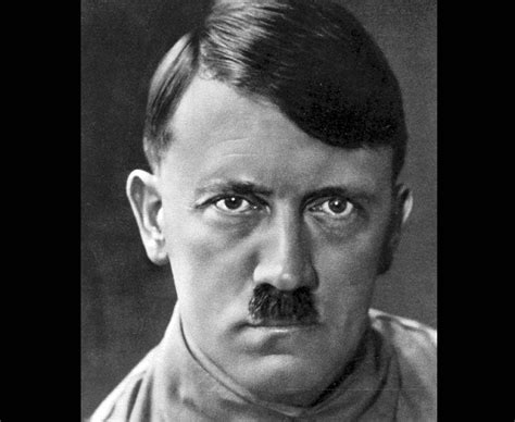 Hitler stares directly into the camera in an image taken in Germany ...