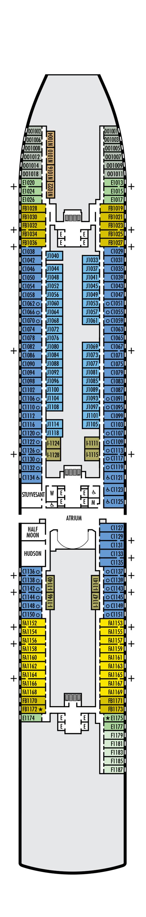 Nieuw Statendam Deck Plans | CruiseInd