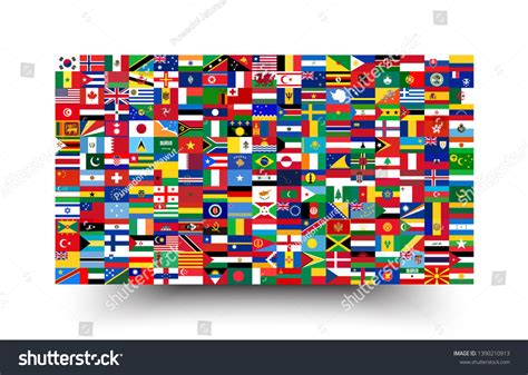 All National Flags World Background Style: Stock-Vektorgrafik (Lizenzfrei) 1390210913 | Shutterstock