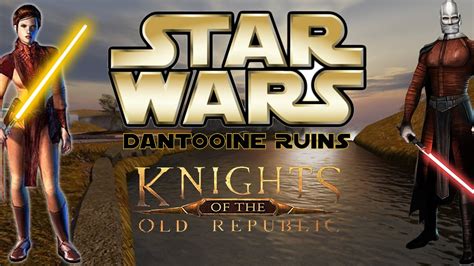 Star Wars KOTOR - Dantooine Ruins - YouTube