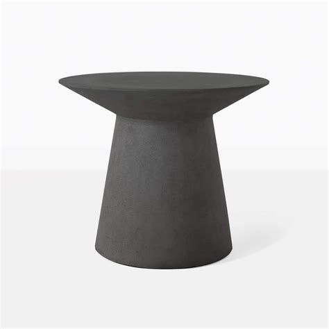 Holly Black Outdoor Concrete Side Table | Design Warehouse NZ | Side ...