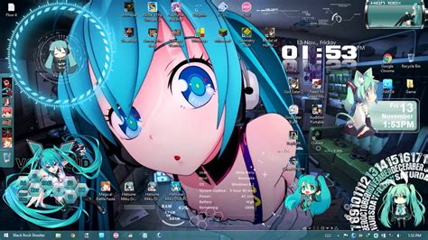 Dekstop Anime Dengan Rainmeter 4.0 Final