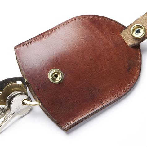 hand made leather key pouch case by tanner bates | notonthehighstreet.com