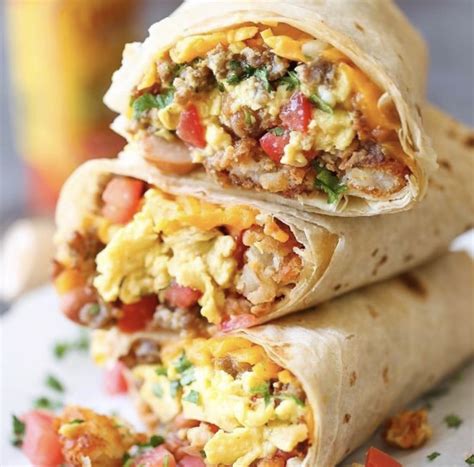 Tex-Mex Breakfast Burrito - Port City Preps