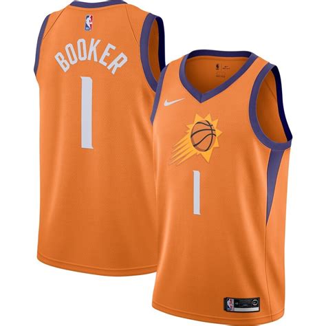 Phoenix Suns Devin Booker Nike Orange Finished Swingman Jersey ...