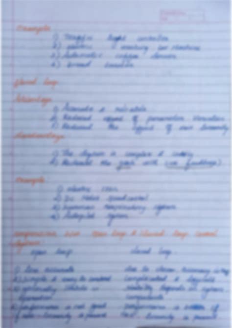 SOLUTION: Types of control systems - Studypool