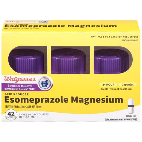 Walgreens Esomeprazole Magnesium Capsules | Walgreens