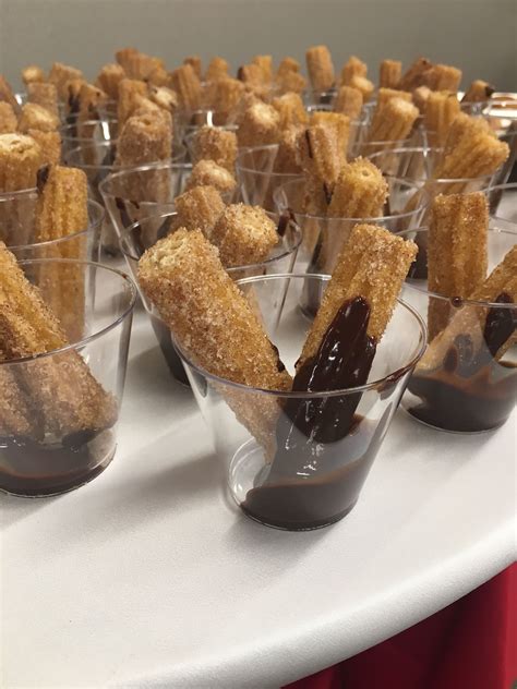 Churro Mini Dessert Cups, Dessert Bars, Dessert Table, Party Desserts, Mini Desserts, Mexican ...