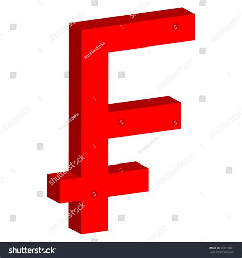 Icon Symbol Swiss Franc On White Stock Vector 182979821 - Shutterstock