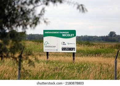 Nicolet Quebec Canada 07142022 Sign Nicolet Stock Photo 2180878803 ...