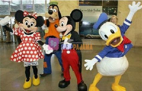 Mascots Adult Donald Goofy Mickey-Minnie Mouse Fancy Mascot Costume ...