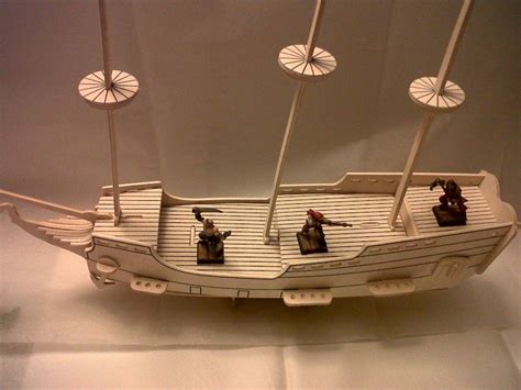 Wooden Pirate Ship Model