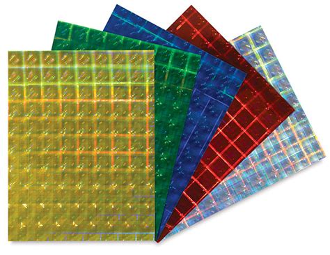 12493-1045 - Hygloss Holographic Self-Adhesive Paper - BLICK art materials