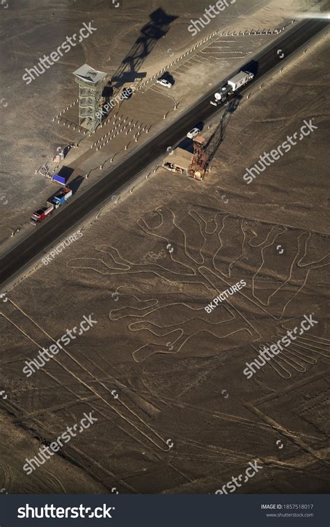 Aerial View Nazca Lines On Earth Stock Photo 1857518017 | Shutterstock