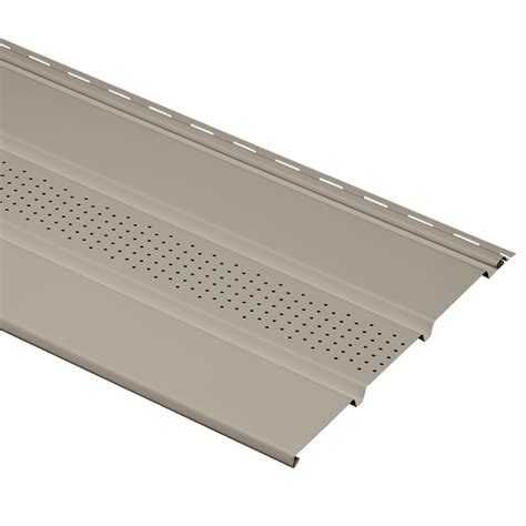 Durabuilt 12-in x 144-in 911 Clay Vinyl Vented Soffit in the Soffit department at Lowes.com