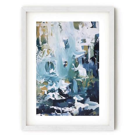 Large Abstract Set Of Three Prints Framed Wall Art By Abstract House