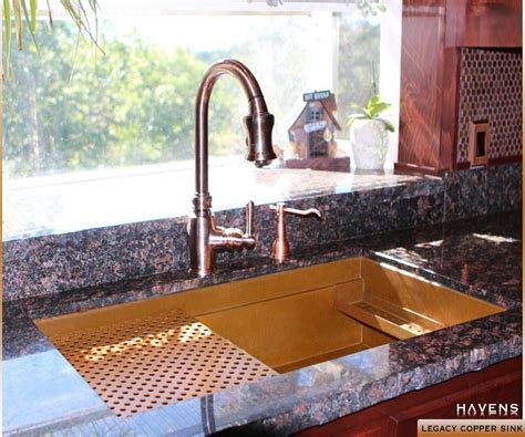 Legacy Copper Sink | Undermount - Havens | Luxury Metals | Copper kitchen sink, Copper sink ...