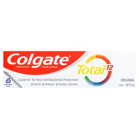 Colgate Total Original Antbacterial Toothpaste 115g | Colgate ...