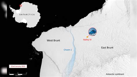 Drone video shows iceberg the size of London breaking off Antarctica ...