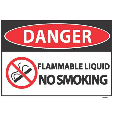 Danger Flammable Liquid No Smoking - Handling Equipment Canterbury