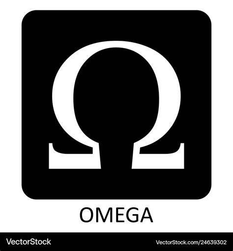 Omega Symbol Drawing