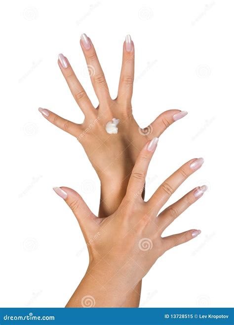 Skin care stock image. Image of human, hand, clean, women - 13728515