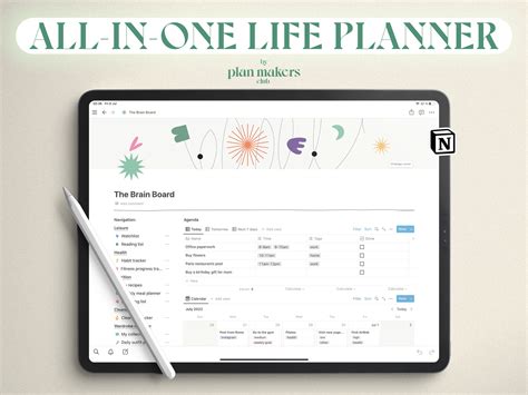 Notion Template Life Planner Notion Dashboard Notion - Etsy México