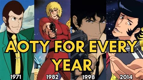 The Anime of the Year for Every Year | The Best Anime Series for Each Year since 1963 - YouTube